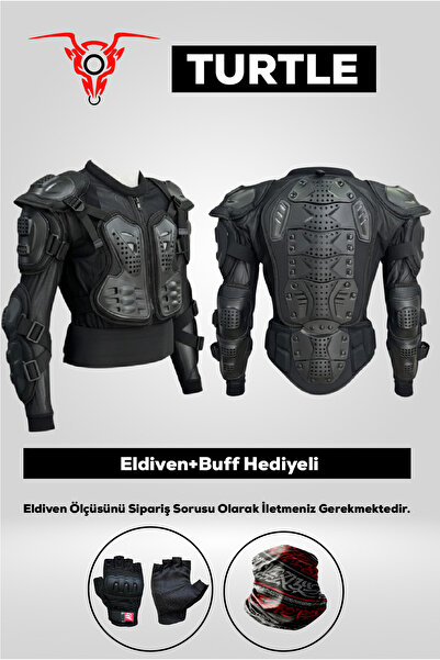MOTOKIT CRAYZBULL TURTLE Body Armor – Tam Vücut Korumalı Motosiklet Body Armo...