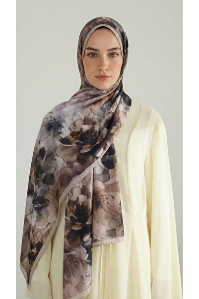 Karaca Eşarp ΒΑΜΒΑΚΙΝΟ ΣΑΛΙ ΜΕ ΣΧΕΔΙΑ ΛΟΥΛΟΥΔΙΩΝ