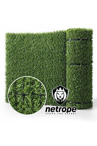 NETROPE Dekoratif Çim Çit | UV Dayanımlı | Bahçe, Balkon, Teras ve Duvar Kapl...