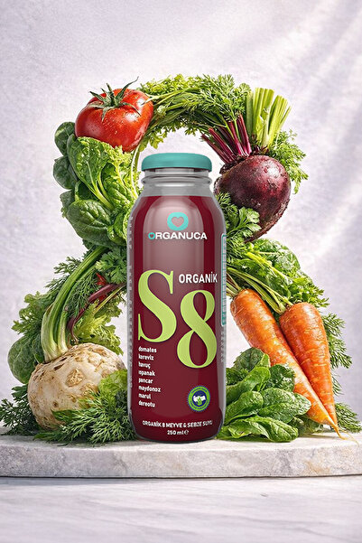 Organuca S8 Organik Sebze Suyu | 250 ml x 6
