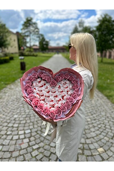 Buchetezie Buchet Cadou Femei Buchet Rose Heart cu Trandafiri de Săpun