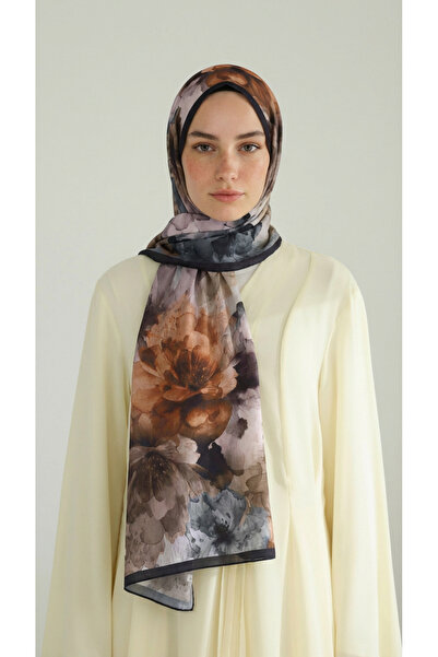 Karaca Eşarp شال قطني بنقشة زهور