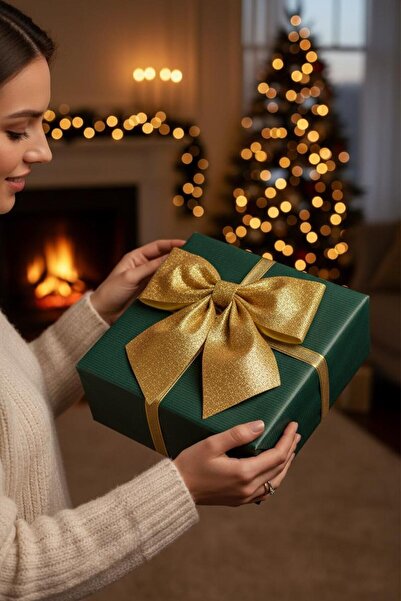 Cadde Süs Φιόγκος Έτοιμος με Γκλίτερ Eva 25 εκ. x 25 εκ.