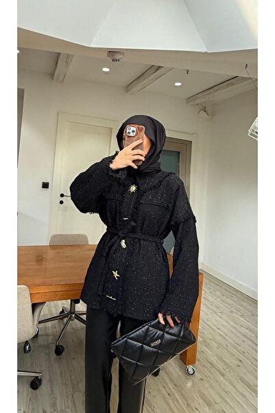 PRENSES ŞAL CH- 285 SAÇAKLI TÜVİT CEKET