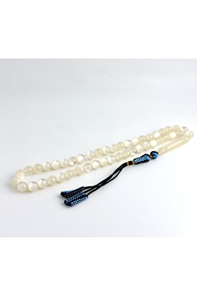 221331 An elegant rosary made of bakelite, with a handmade tassel.