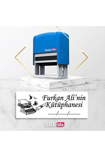 Baskı Life Pro Otomatik Kaşe Kitap Mührü Kitap Kaşesi 507