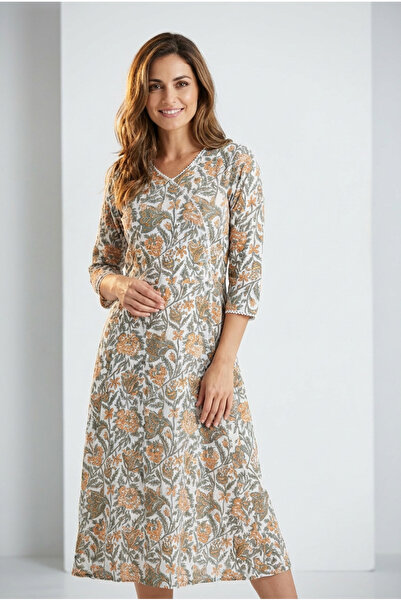OEM Hand-printed cotton dress