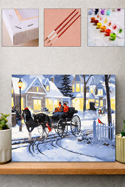 Carmen Sayılarla Boyama Seti - Kış Yolculuğu