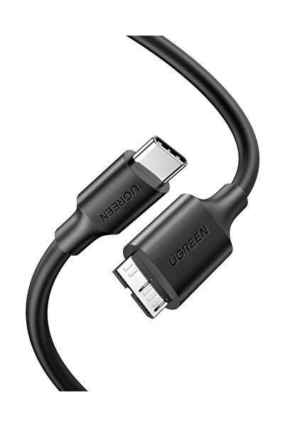 Ugreen USB-C to USB Micro B 1 Metre, Siyah, 20103
