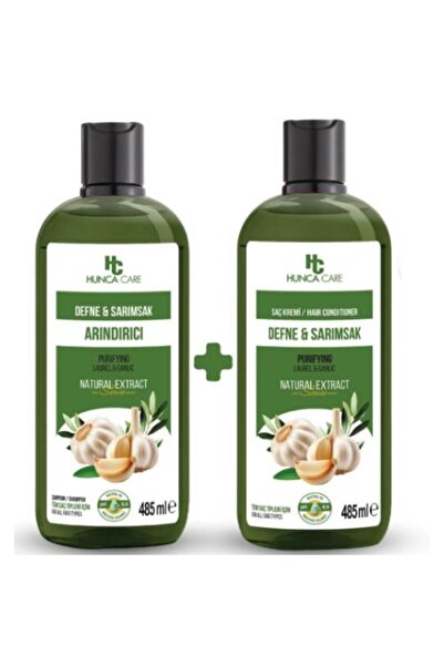 Hunca Care Defne Ve Sarımsaklı Şampuan Saç Dökülmesine Karşı Yardımcı 485 Ml