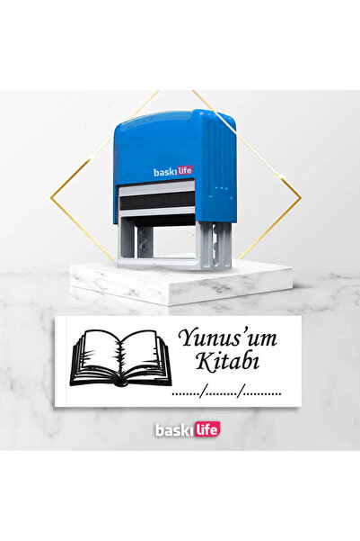 Baskı Life Pro Otomatik Kaşe Kitap Mührü Kitap Kaşesi 604