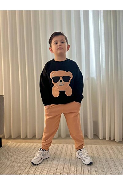 miviko çocuk giyim Set pentru băieți, cu bluză și pantaloni, sezonier, cu dou...