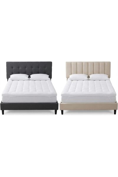 AL SAHIR GARMENT INDUSTRY L.L.C DORMICO Comfortable Mattress Topper Pack of 2