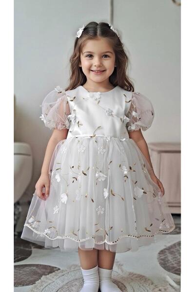 BİLGEN Style ROCHIE DE FETE DE SAPOARE, SEZONIERĂ, BUMBAC, DETAIL DE TRANDAFI...