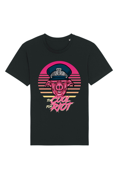 Kartier Tricou Unisex Negru Too Cool For Riot