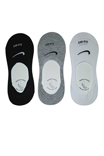 NoNameStore7 Set of 6 pairs of socks, Short insoles, Unisex, White, Grey, Bla...