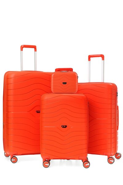 ÇÇS 5242-5262 POLİPROPİLEN 4 LÜ VALİZ SETİ