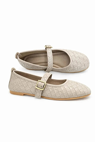 Cozi company Women's Ballerina Shoes Classic Knitted Leather Patterned and El...