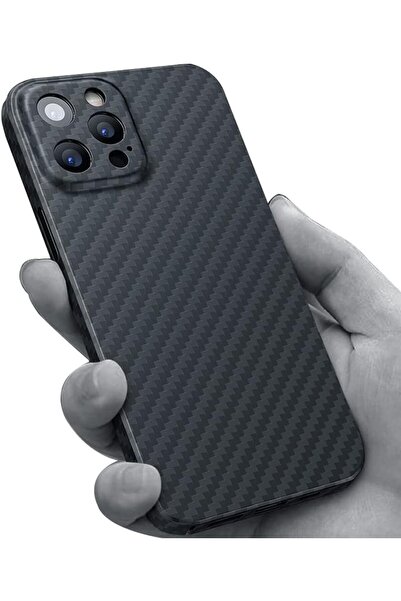 bbtech حافظة هاتف رفيعة للغاية بنمط الكربون لهاتف آيفون 14 برو ماكس، تصميم بس...