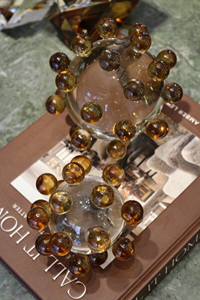 tuan design 2 Lİ KRİSTAL TOP OBJE