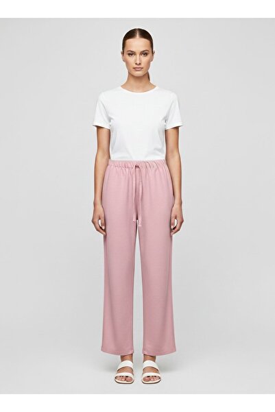 ossons Comfortable Cut Pants with Waist Ties