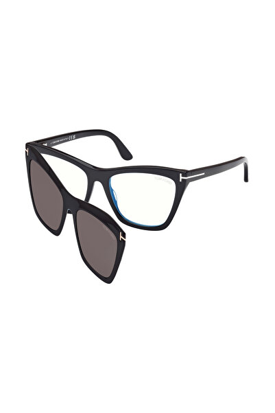Tom Ford FT5971-B (001) 54 | Klipsli Kadın Siyah Güneş Gözlüğü