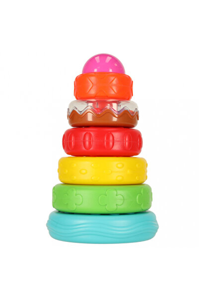 Ikonka Piramida educationala Montessori Multicolor