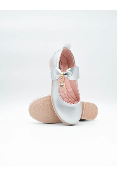 Sy Store Κοριτσίστικες μπαλαρίνες με φιόγκο και λεπτομέρεια από πέτρα