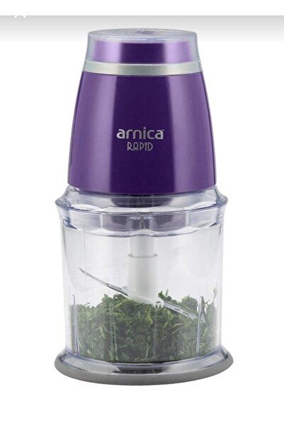 ozbience Mini Elektrikli 4 Bıcaklı Doğrayıcı Mor Renk