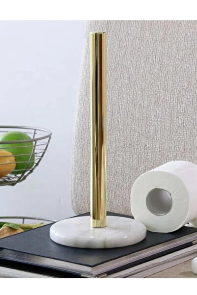 1Chase Gold Paper Tissue Towel Holder with Marble Base