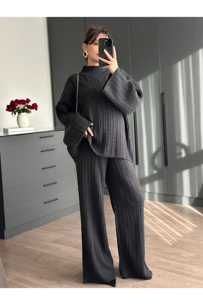 My Blog Mink Knitted Knitwear Set - 98078