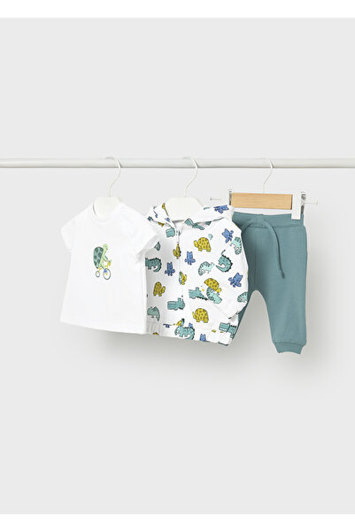 MAYORAL Newborn Baby T-Shirt and Sweatpants Set