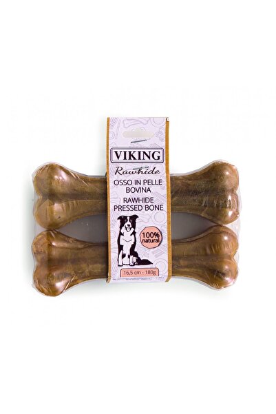 Leo Pet Recompense Viking Os Piele Presata 16.5 cm 2 buc