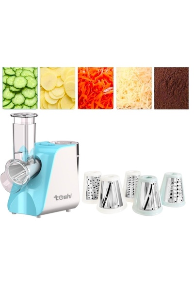 ozbience Çok Fonksiyonlu Elektrikli Sebze ve Meyve Doğrayıcı Rende, Pratik Ku...