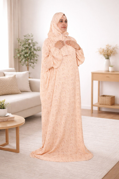 MORRISSA Prayer Dress for Women – Rayon Cotton, Easy to Wear, Perfect size an...