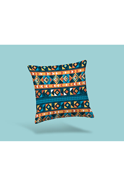 Karkan Tekstil Bohemian Ethnic Patterned Decorative Throw Pillow Cover