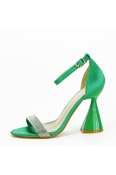SOFILINE Елегантни зелени сандали с коничен ток B-BD117 129