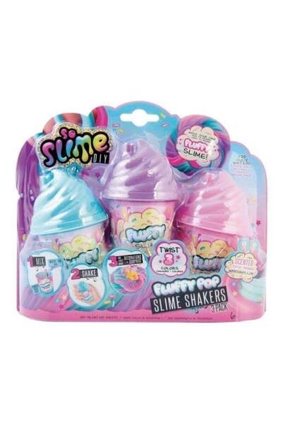 Canal Toys مجموعة سلايم اصنعها بنفسك، سلايم منفوش بوب، هزاز، 3 قطع