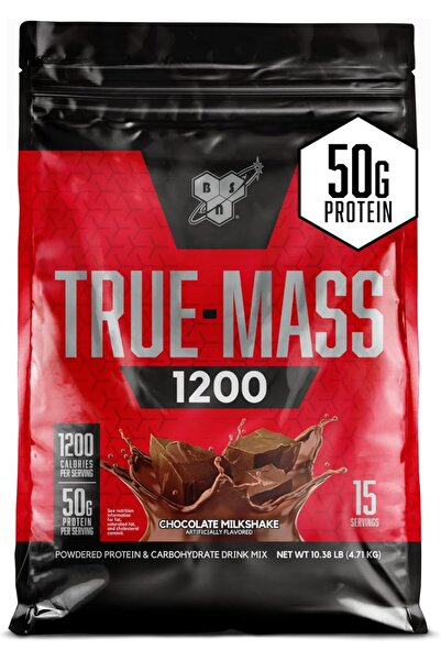 BSN TRUE-MASS 1200 Weight Gainer, Muscle Mass Gainer Protein Powder, Chocolat...