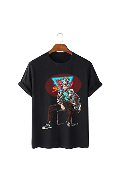 Kartier Tricou Unisex Negru Badass Rick
