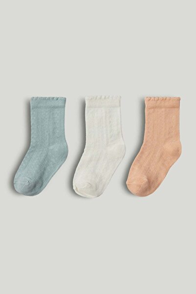 MOTHERCARE 3 Pack Textured Baby Socks