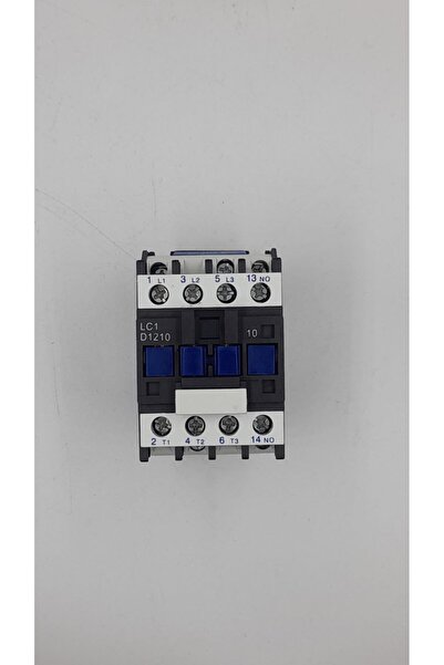 Home Delta 12 Amper Kontaktör - 3 Faz + 1 NO Yardımcı Kontak (220V LC1-D1210M7)