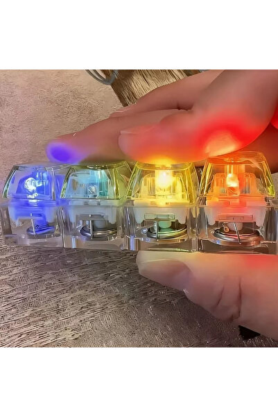LRS STORE Fidget Anti Stres Oyuncak Işıklı Klavye Click Sesli Yüksek Kalite Yeni Nesil Tuş Popit Orijinal