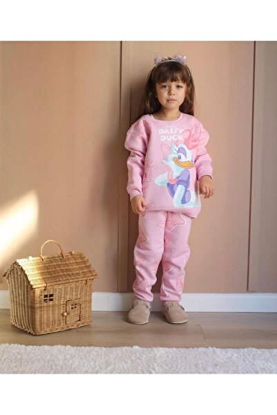 Serackids Set de trening de iarnă pentru fete, cu interior căptușit, pentru ș...