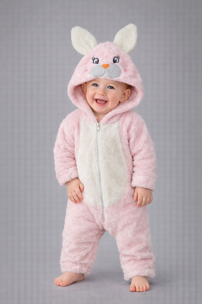 Chicsy Baby Winter Sweet Cute Figured Plush Baby Jumpsuit