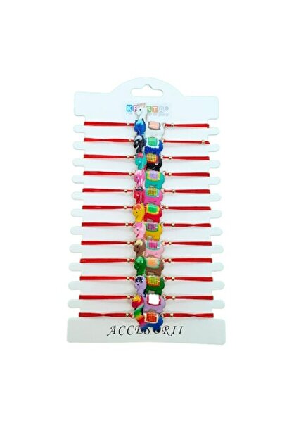 OEM Set de 12 brățări din metal alpaca multicolor - Krista®