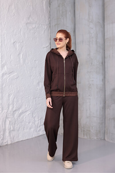 zitex Hooded Modal Fabric Tracksuit Set with Sleeve and Leg Parachute Fabric ...