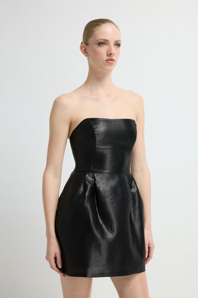 adL Straplez Mini Elbise