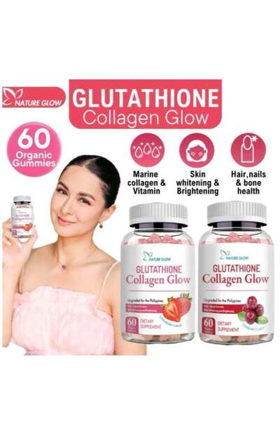 Nature GLOW Glutathione Collagen Glow Strawberry & Cranberry