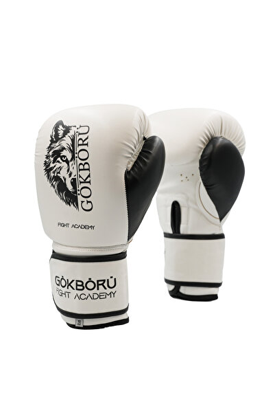 Gökbörü Fight Academy Alp Beyaz Boks Eldiveni